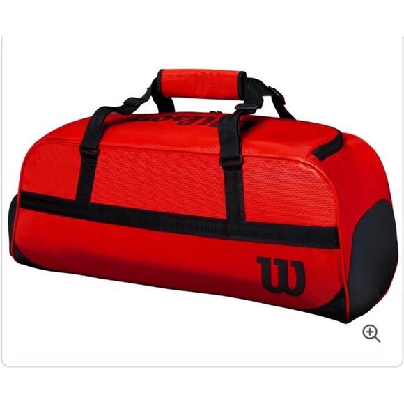 Brand New Wilson Tour Racket Duffel Large(Red) Red Bag Tennis Bag